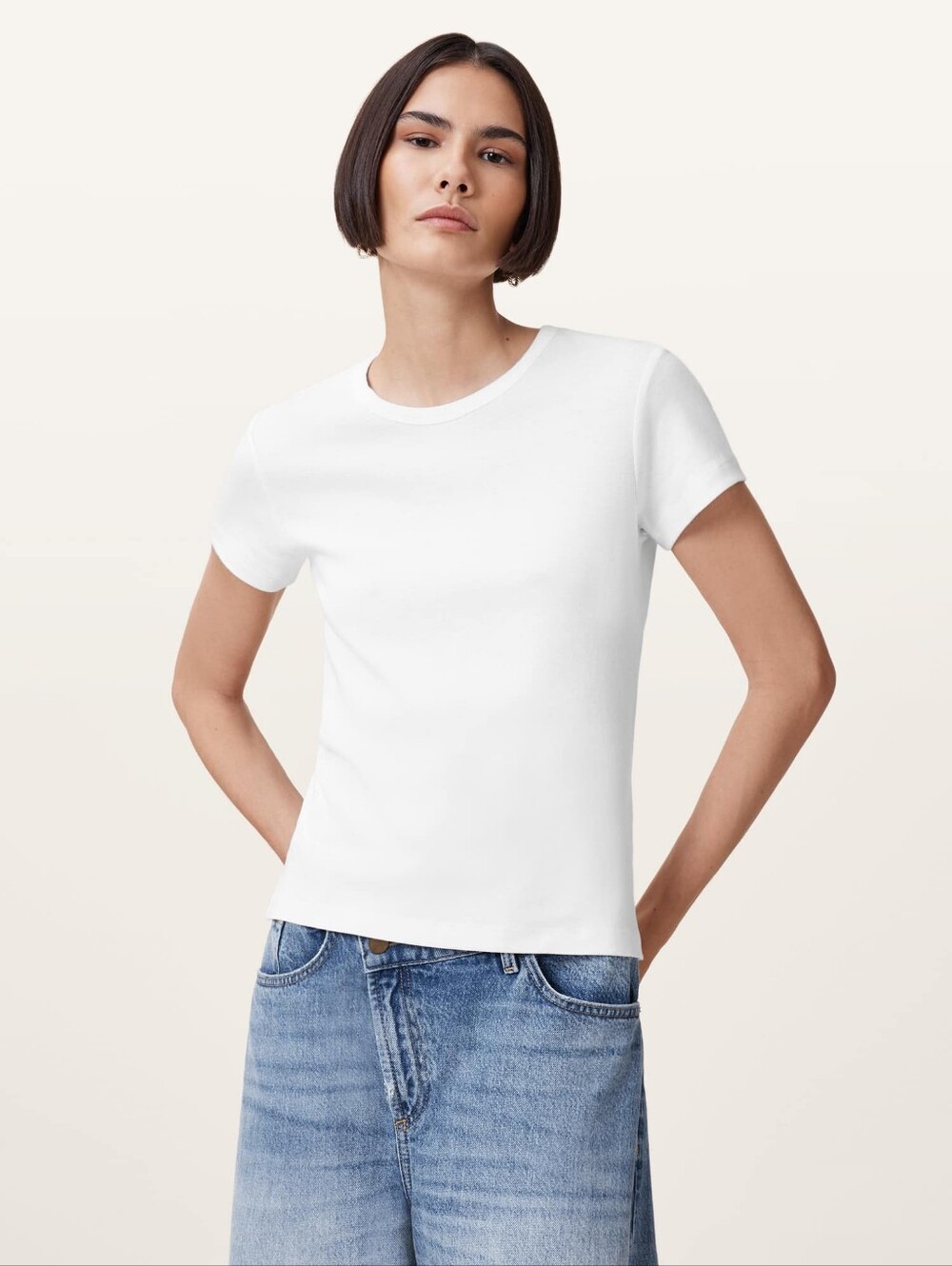 NWOT All Saints Stevie Slim Fit Short Sleeve T-Shirt Sz. LG